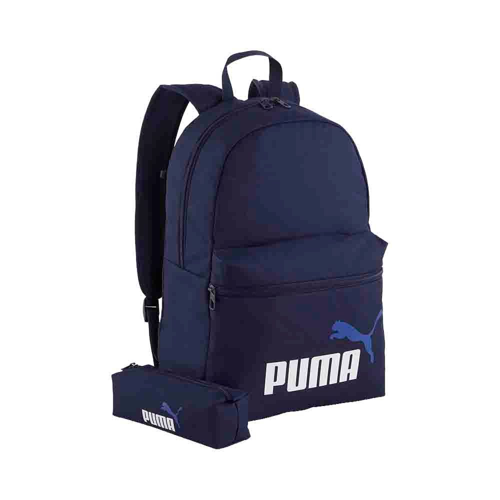 Puma - Phase Backpack Set - Navy Blue - 17.32 inch