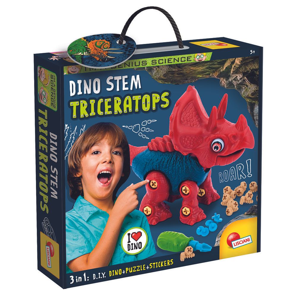 I'm A Genius Science - DIY Dino Stem Triceratops Kit