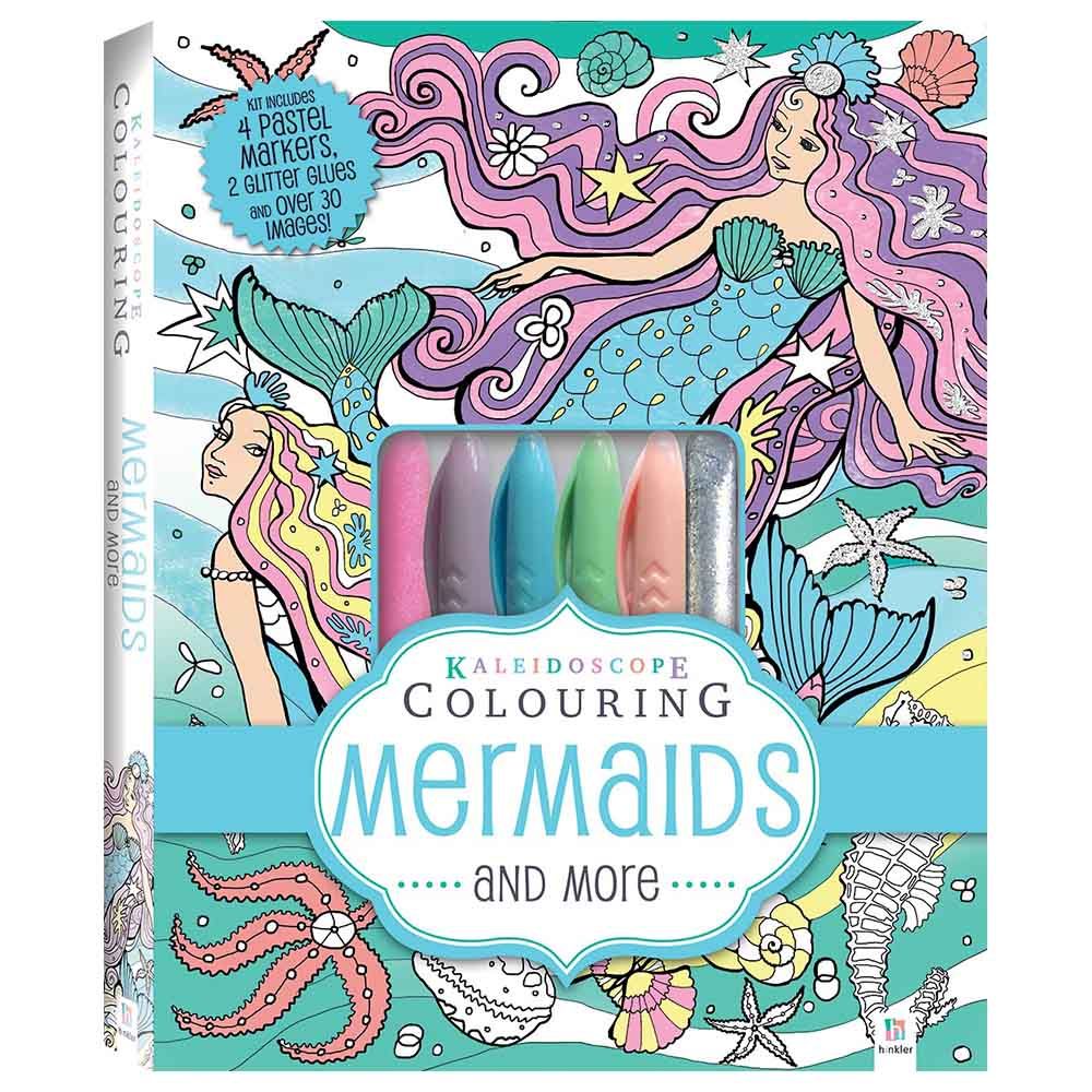 Kaleido Colouring Book Kit Mermaids & More