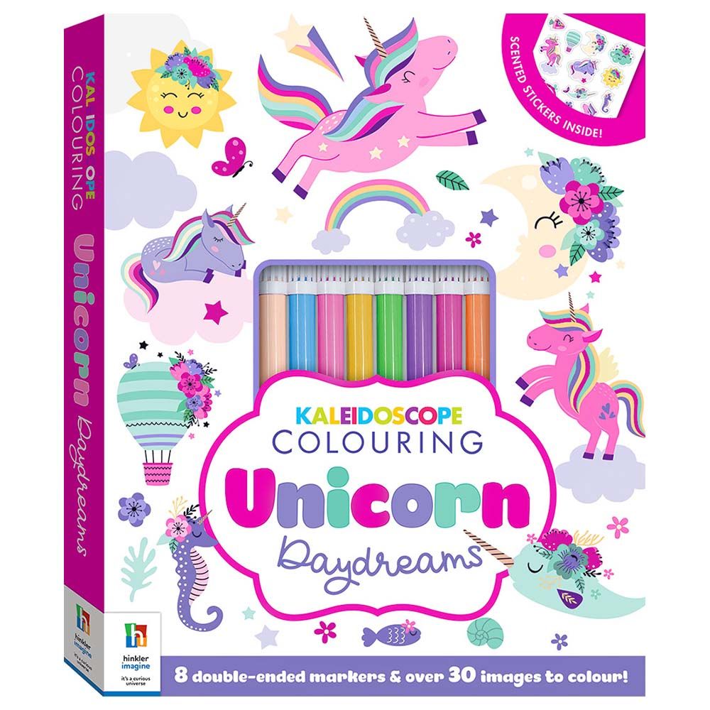 Kaleidoscope Colouring Unicorn Daydream Book