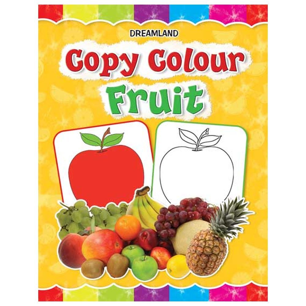 Copy Colour Book - Fruits