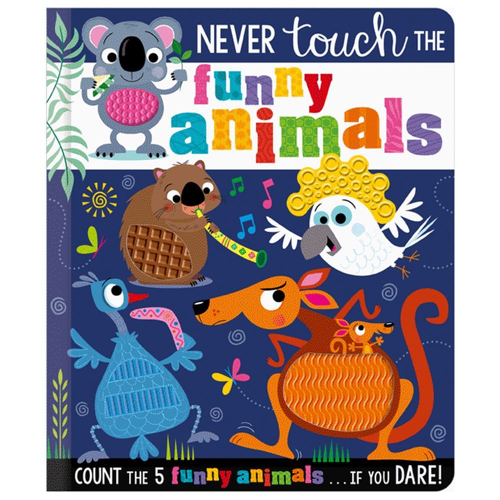 Never Touch the Funny Animals Counting Board Book