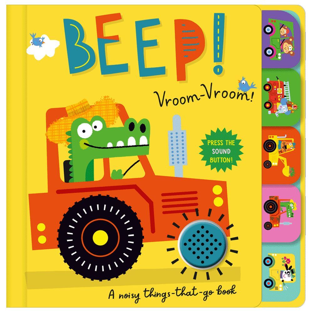 Beep! Vroom-Vroom! Sensory Sound Book