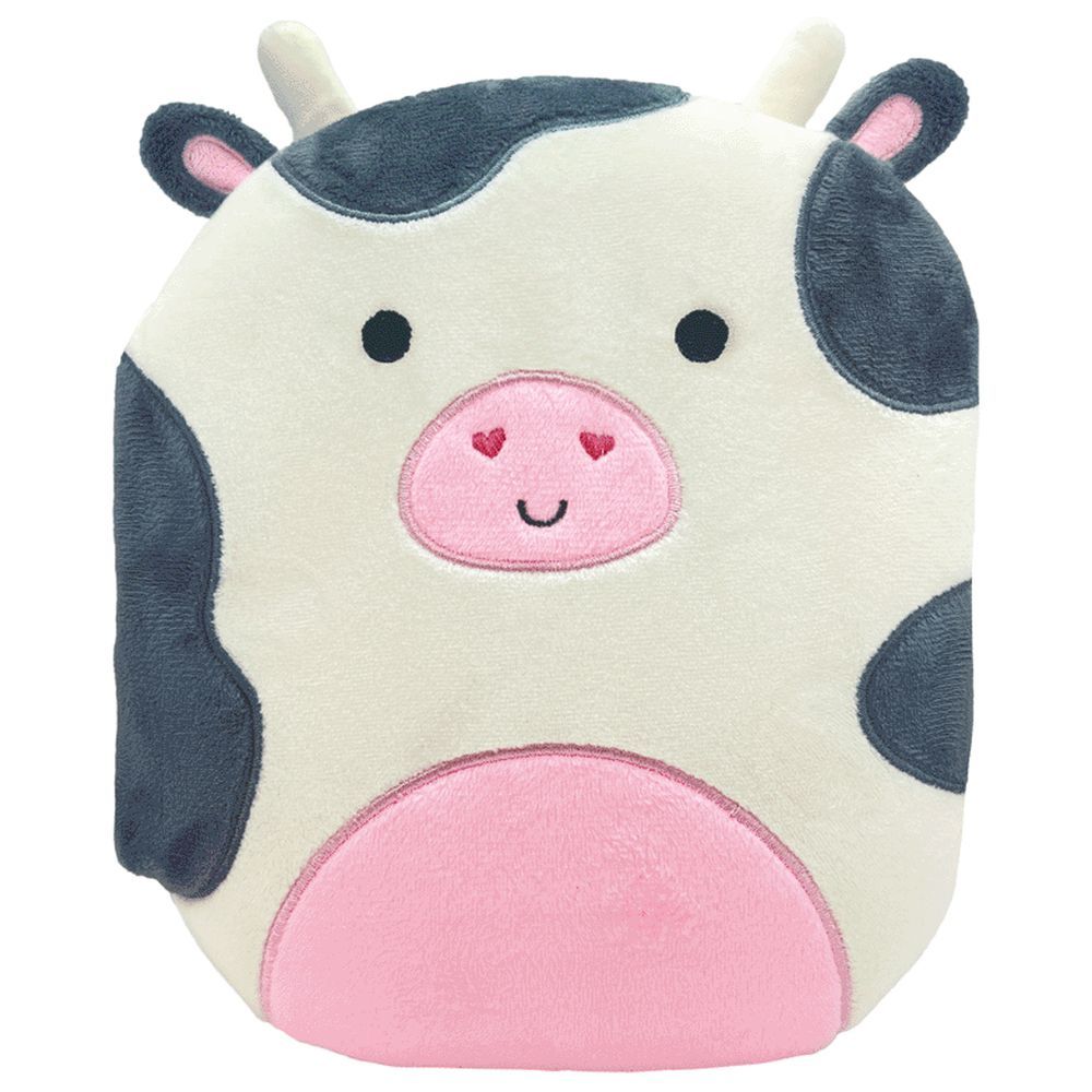 Squish and Snugg Happy Cow Fur Covered Board Book