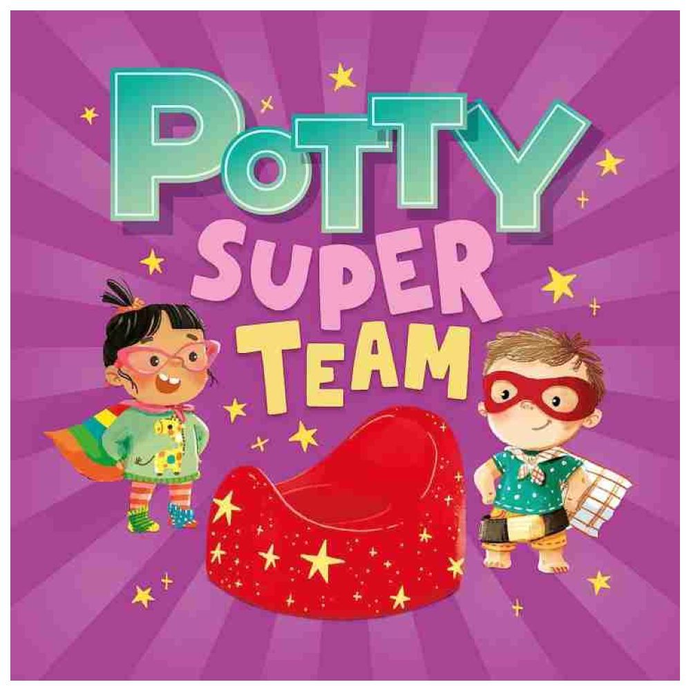 Potty Super Team Board Book