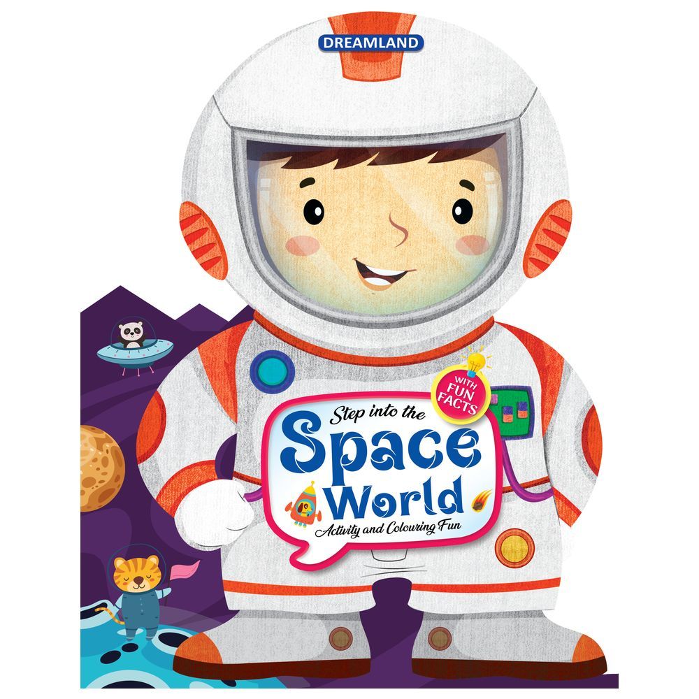 Step Into The Space World Activity And Colouring Fun Book