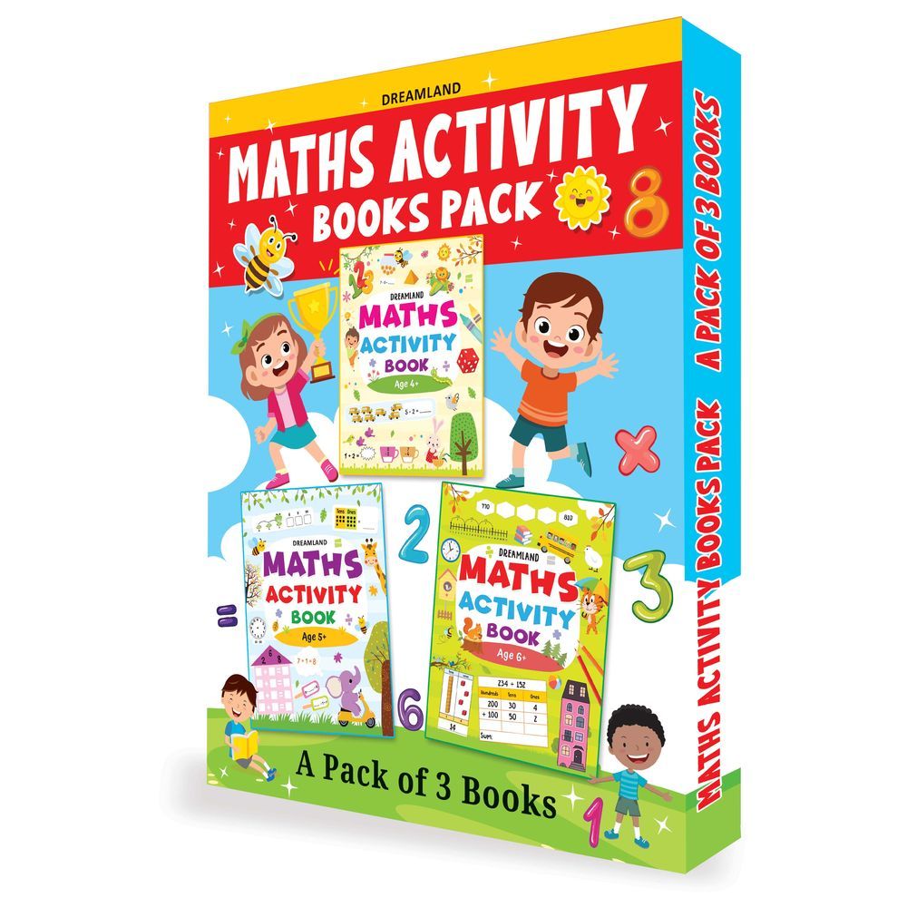 Maths Activity Book for Children - Set of 3