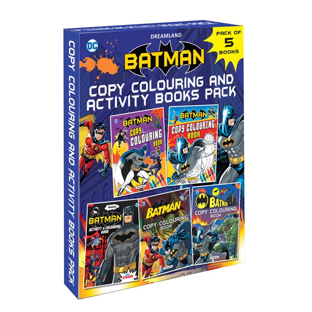 Batman Copy Colouring And Activity Books - Pack of 5