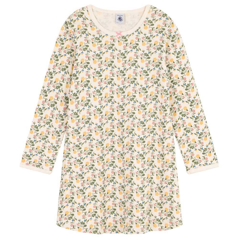 Petit Bateau - Children's Floral Cotton Nightdress - Beige