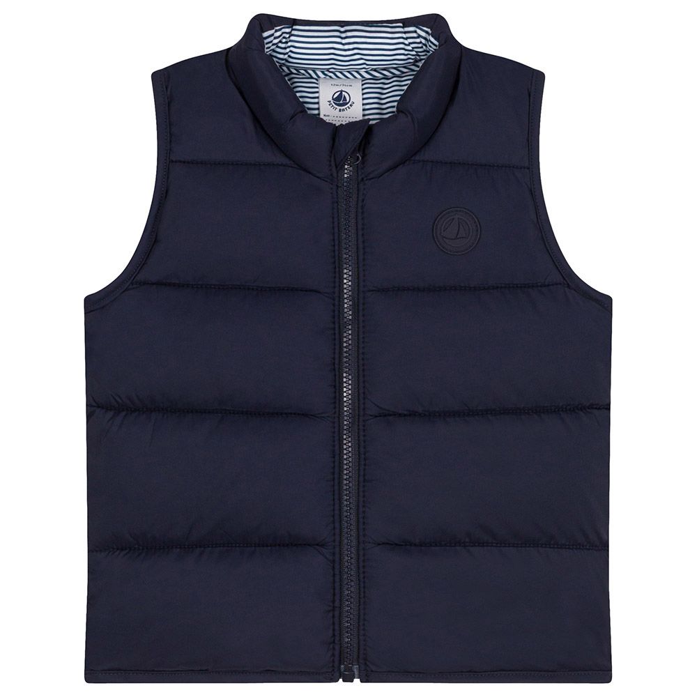 Petit Bateau - Baby's Quilted Padded Jacket - Blue