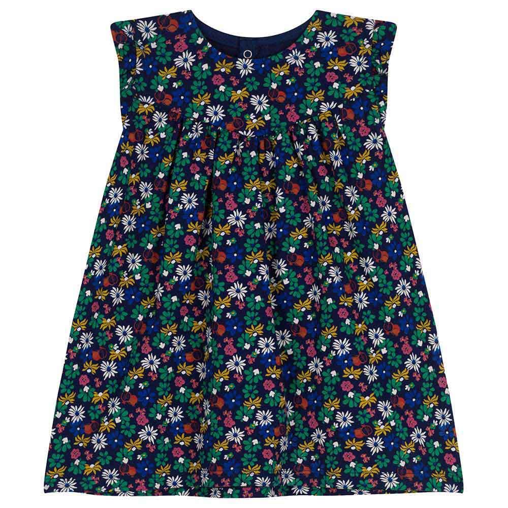 Petit Bateau - Baby's Sleeveless Jersey Dress - Blue/White