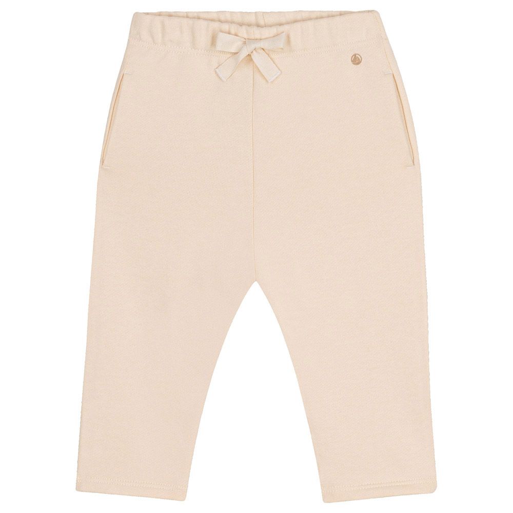 Petit Bateau - Baby's Fleece Trousers - Ecru