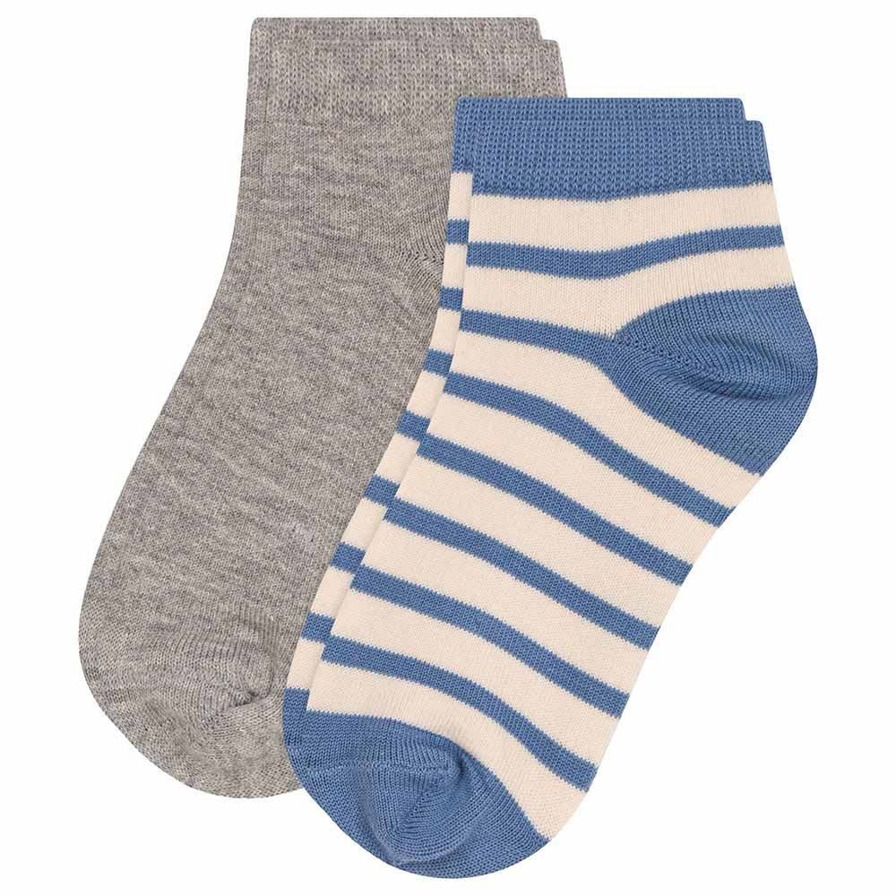 Petit Bateau - 2pc-Set - Children's Stripy Cotton Socks