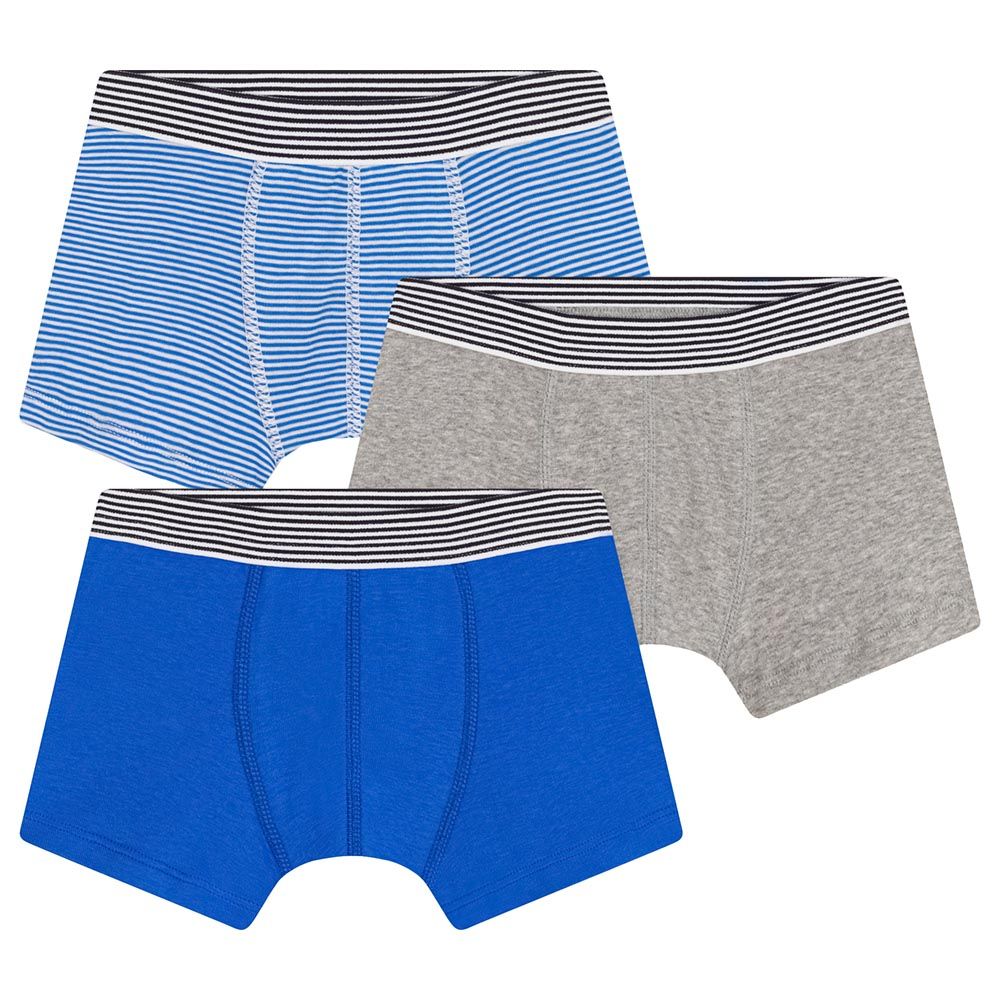 Petit Bateau - 3pc-Set - Children's Cotton Boxers