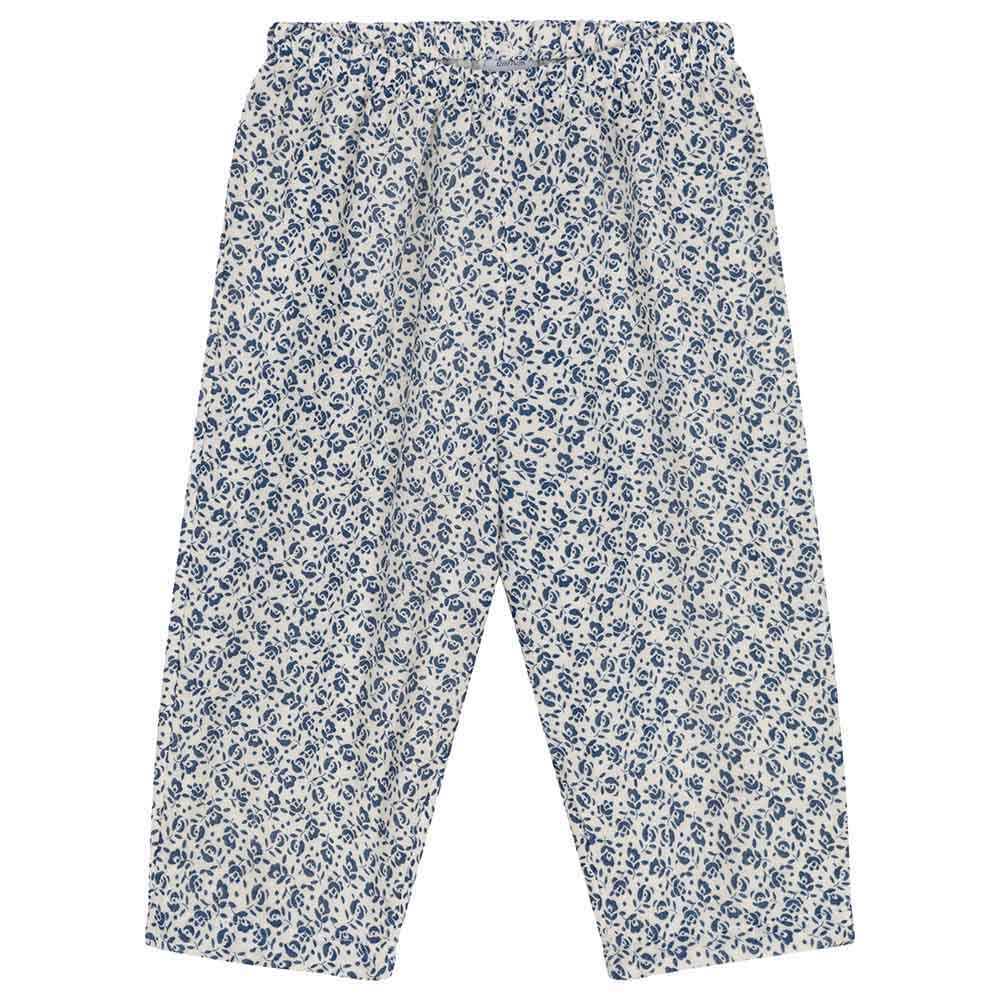 Petit Bateau - Baby's Printed Cotton Gauze Trousers - Blue/White