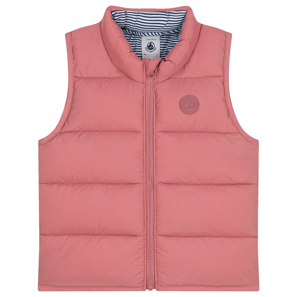 Petit Bateau - Baby's Quilted Padded Jacket - Pink