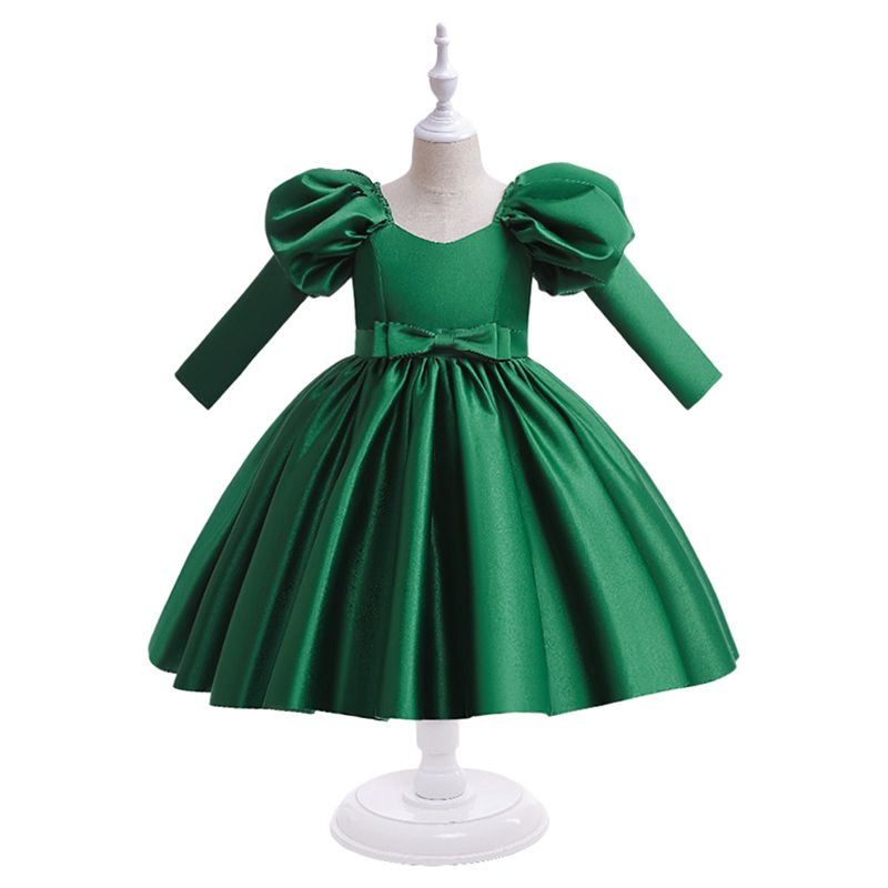 Sugar Rush - Appliqued Regular Party Dress - Green