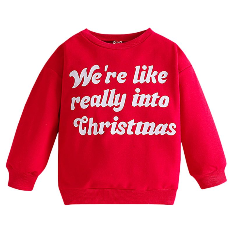 Sugar Rush - We're Like Really Into Christmas Sweatshirt - Red