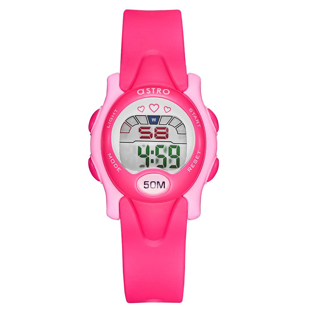 Astro - Kids Digital Dial Watch - Pink - 29 mm