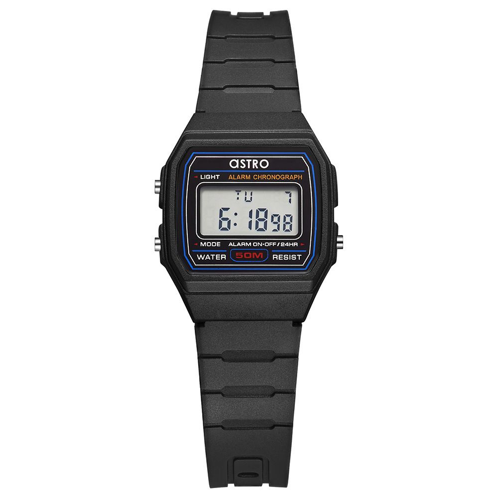 Astro - Kids Digital Black Dial Watch - Black