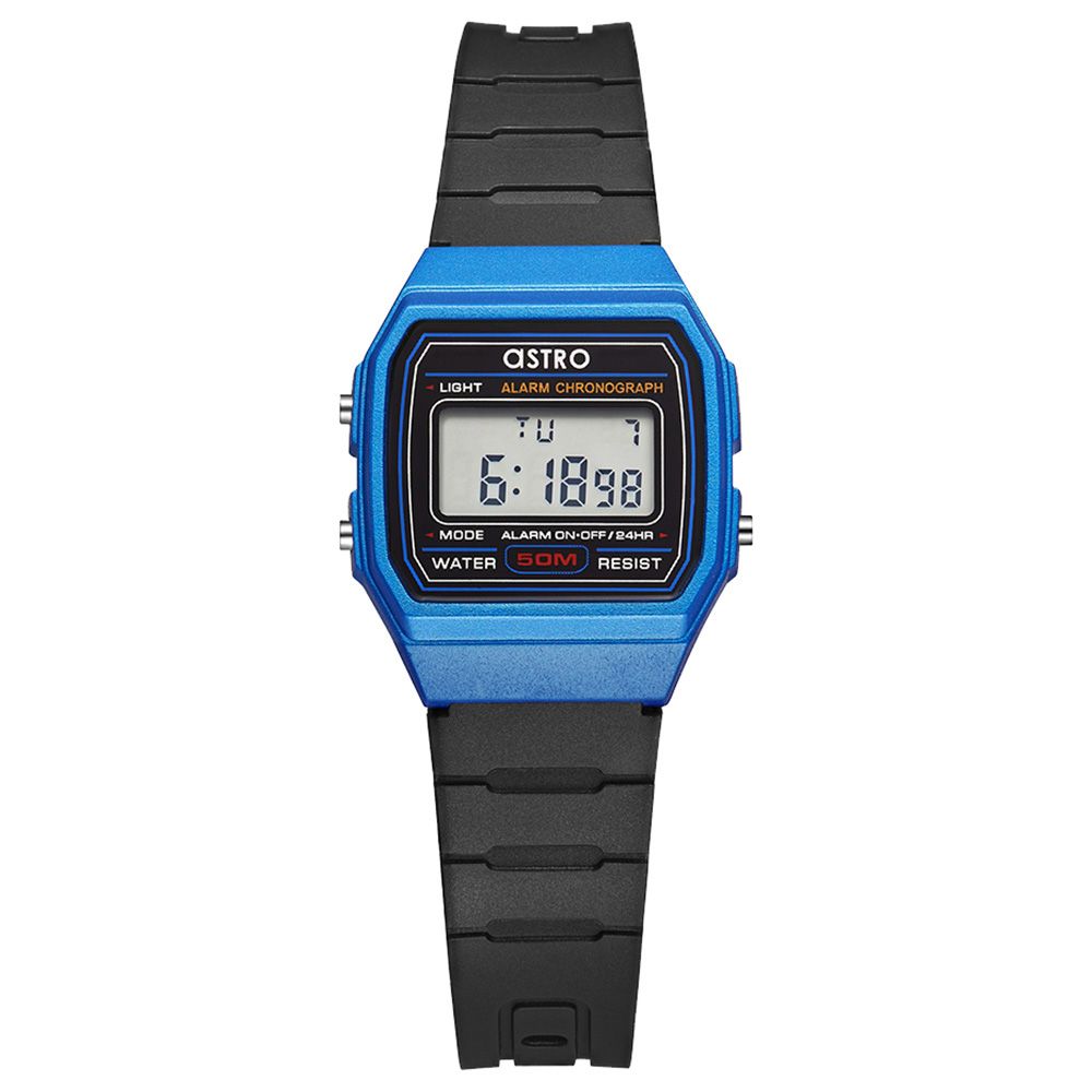 Astro - Kids Digital Black Dial Watch - Black/Blue