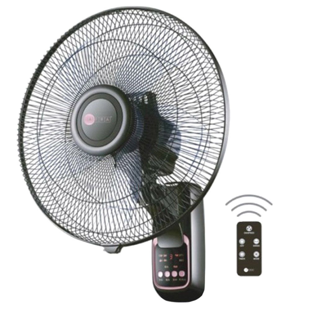 Afra - Wall Mount Fan - Black/Gold - 60 W