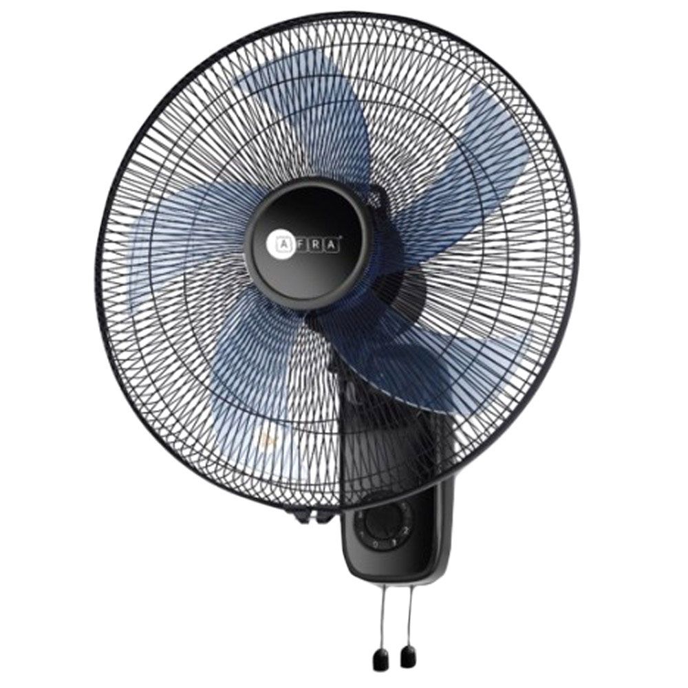 Afra - Wall Mount Fan - Black - 60 W