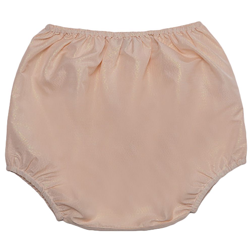 Jules & Juliette - Alana Baby Girl Bloomer - Gold Pink