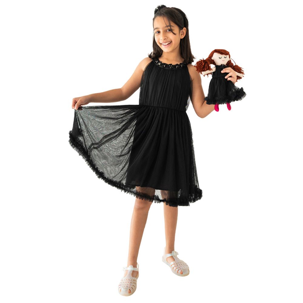 A Little Fable - Loire Dress - Black