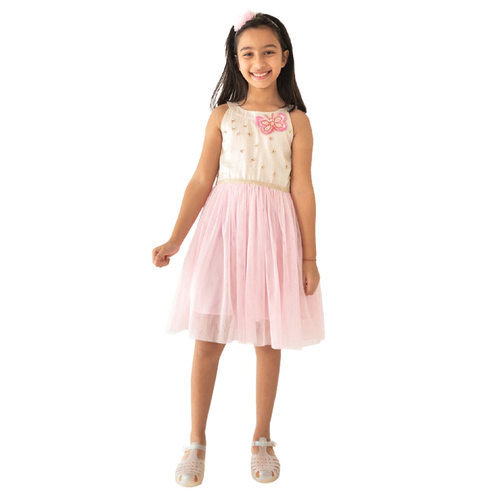 A Little Fable - Twinkle Butterfly Dress - Pink