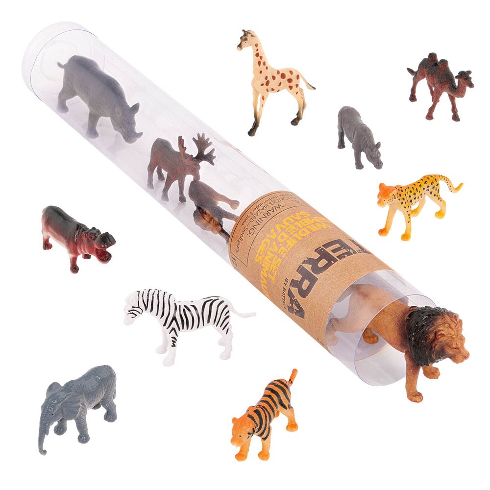 Terra - Wildlife Animals Playset - 12pcs