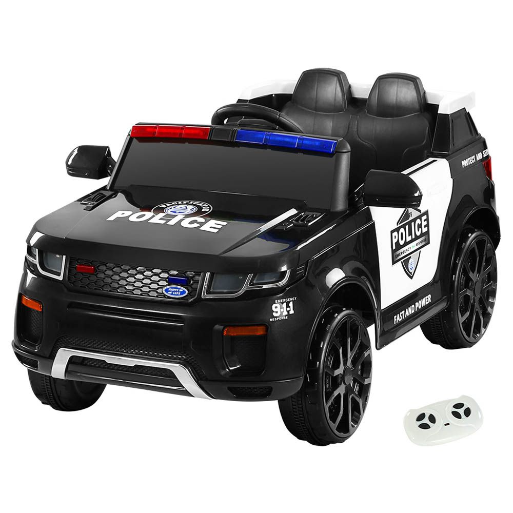 Amsham - Kids Electric Police Car - 12V - Black