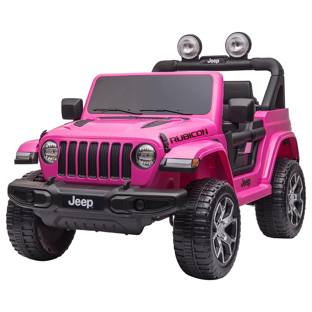 Jeep - Kids Rubicorn 2 Seater Electric Car - 12V - Pink