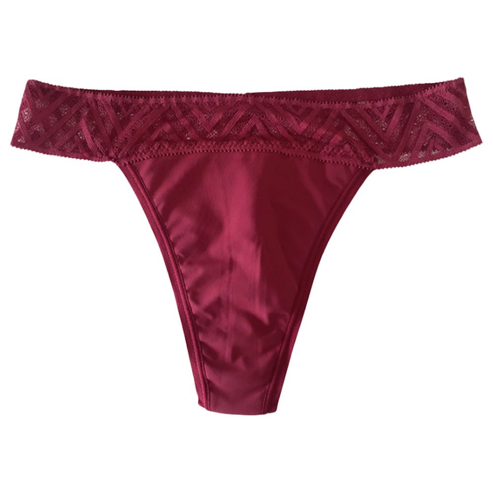 Bodi Fresh - Thong Period Protection Underwear - Red