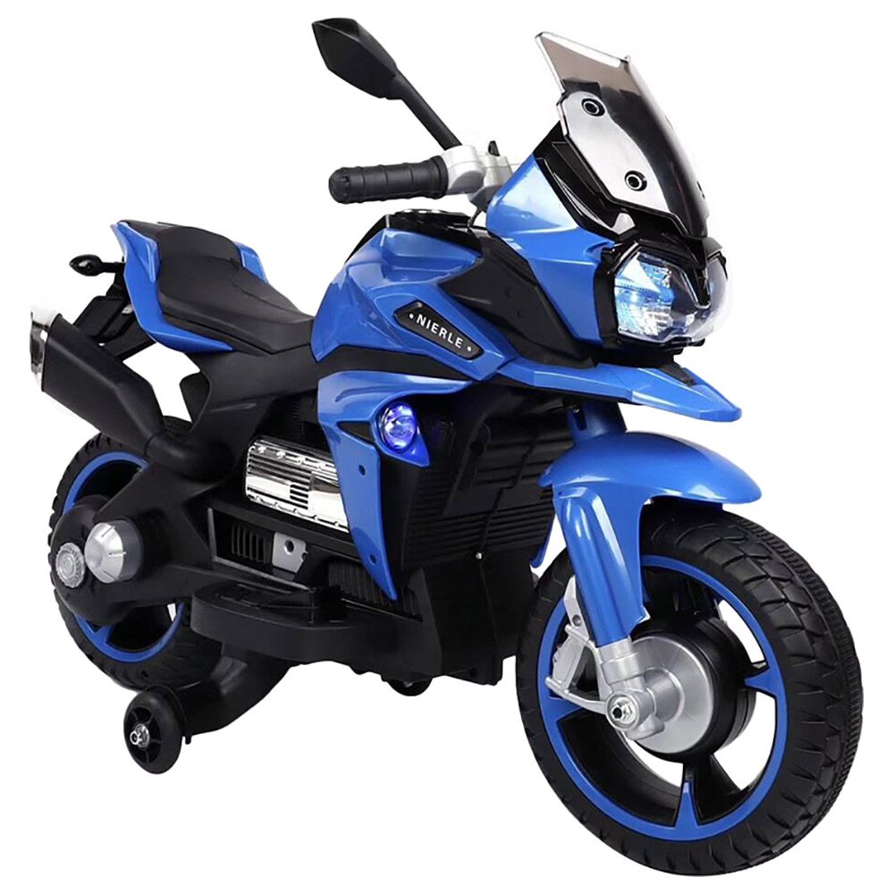 Amsham - Baby Love Kids Rideon Motorcycle - Blue - 12V