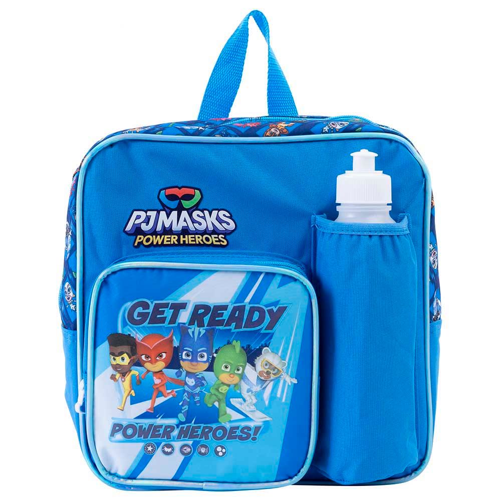 PJ Masks - Backpack With Water Bottle And Lunch - Blue - 11-Inch