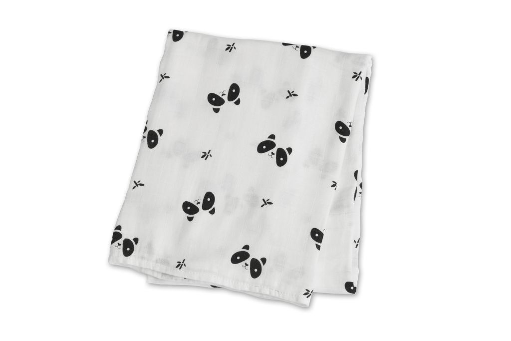 Lulujo Bamboo Swaddle Blanket - Panda