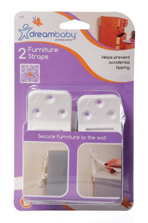 Dreambaby Furniture Wall Straps (2 pack)