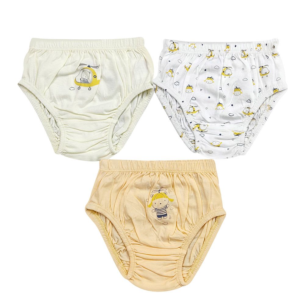 Smart Baby - 3pc-Set - Baby Boy Printed Briefs