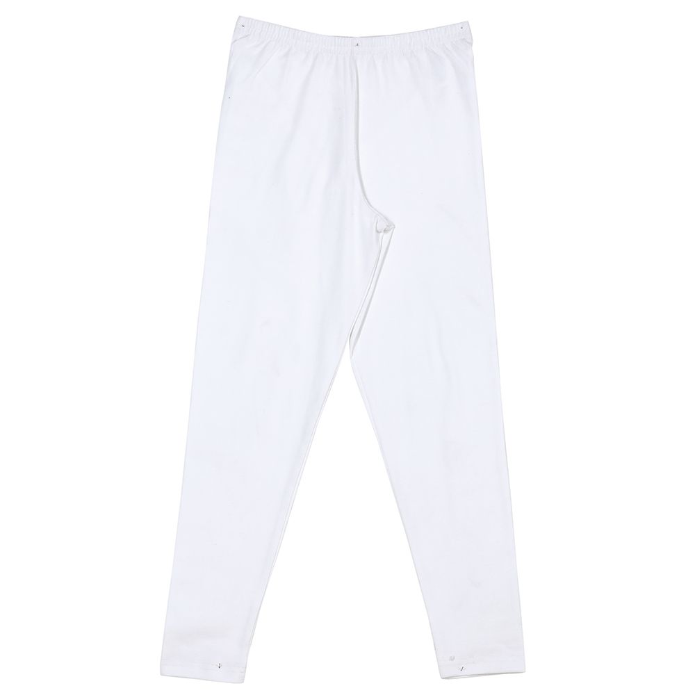 Nexgen Girls - Plain Leggings - Off White