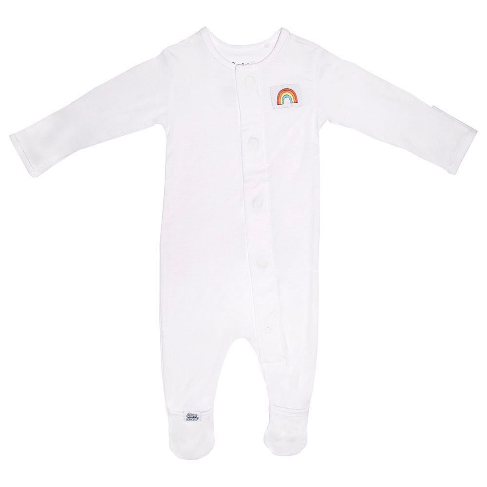 Bumbabae - Magnetic Clasp Sleepsuit - Stamp Of Rainbow