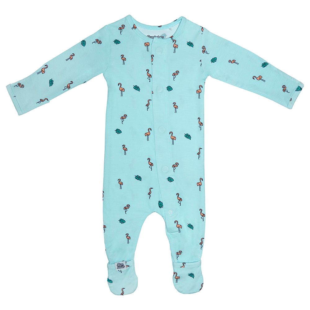 Bumbabae - Magnetic Clasp Growsuit - Pink Flamingo