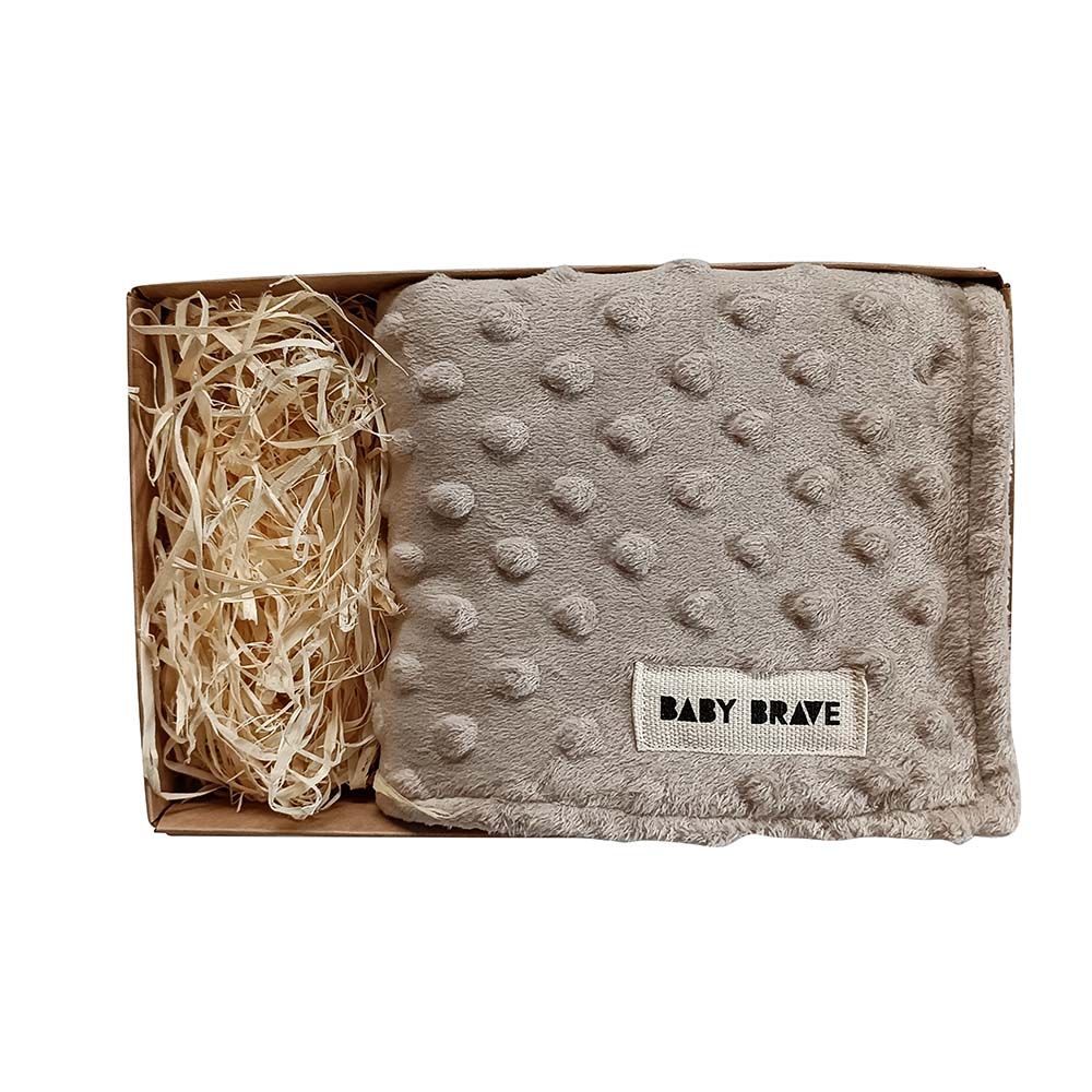 Baby Brave - Soft As A Baby Burp Cloth - Stone