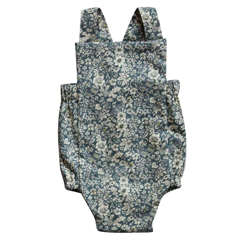 Baby Brave - Floral Baby Bodysuit - Vintage Sage