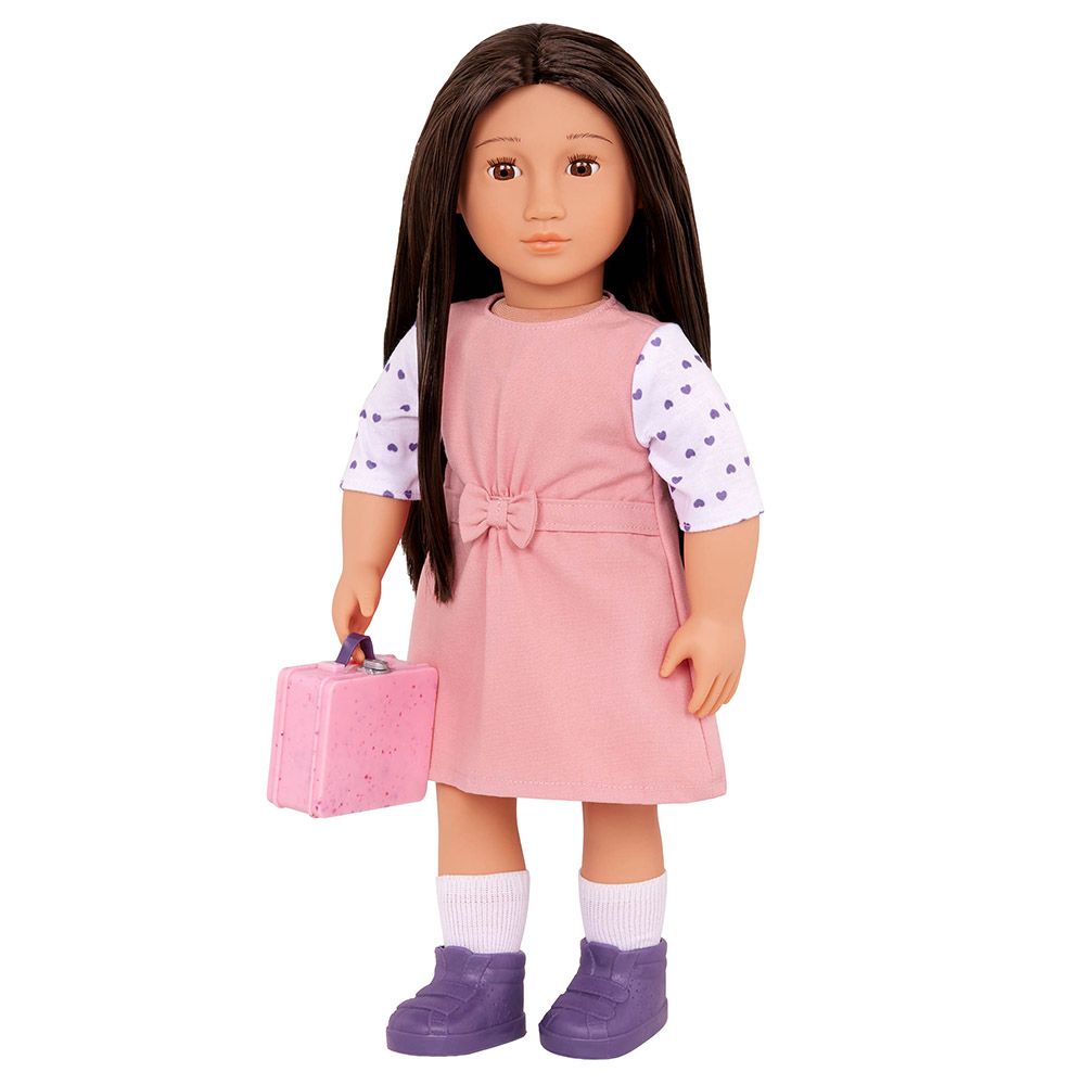 Our Generation - Lin Doll With School Uniform - 18 Inch