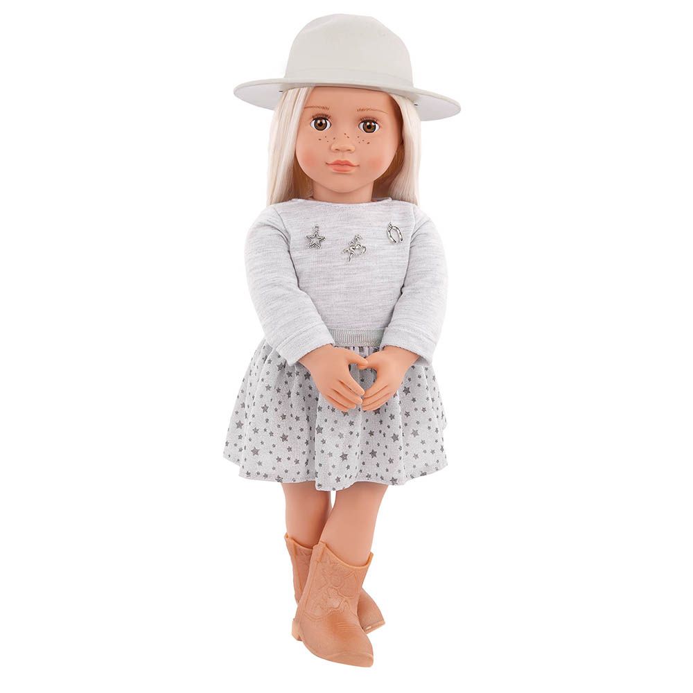 Our Generation - Abigale Doll With Pleated Skirt And Hat - 18 Inch