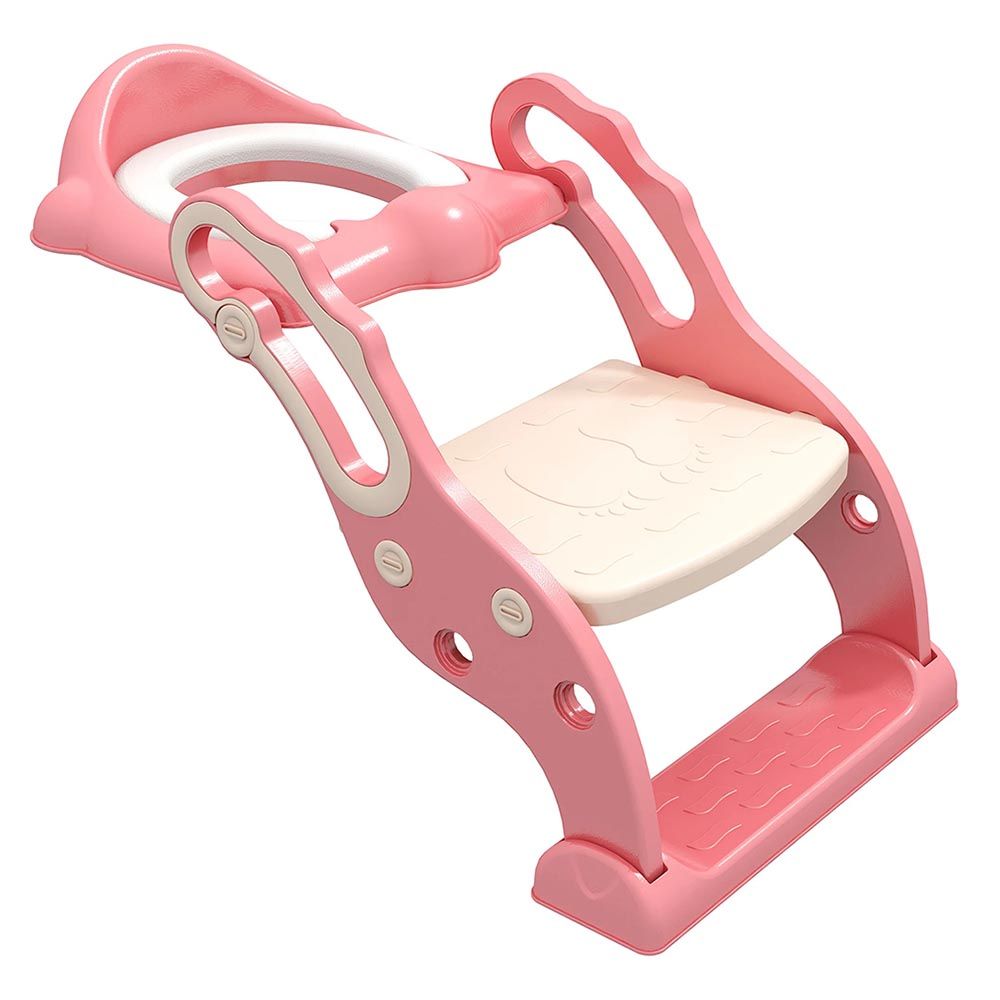 Little Angel - Baby Potty Trainer Step Stool And Seat - Pink