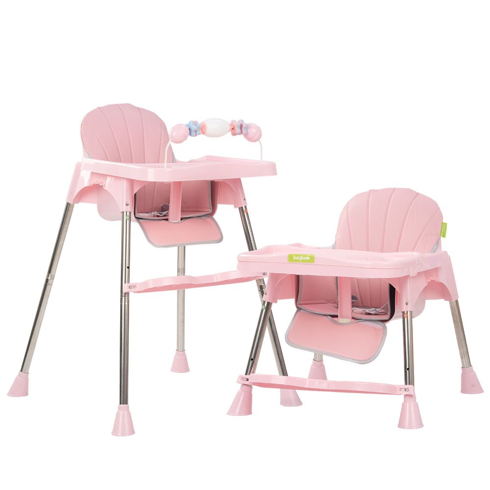 Baybee - 2-In-1 Invictus Baby High Chair - Pink