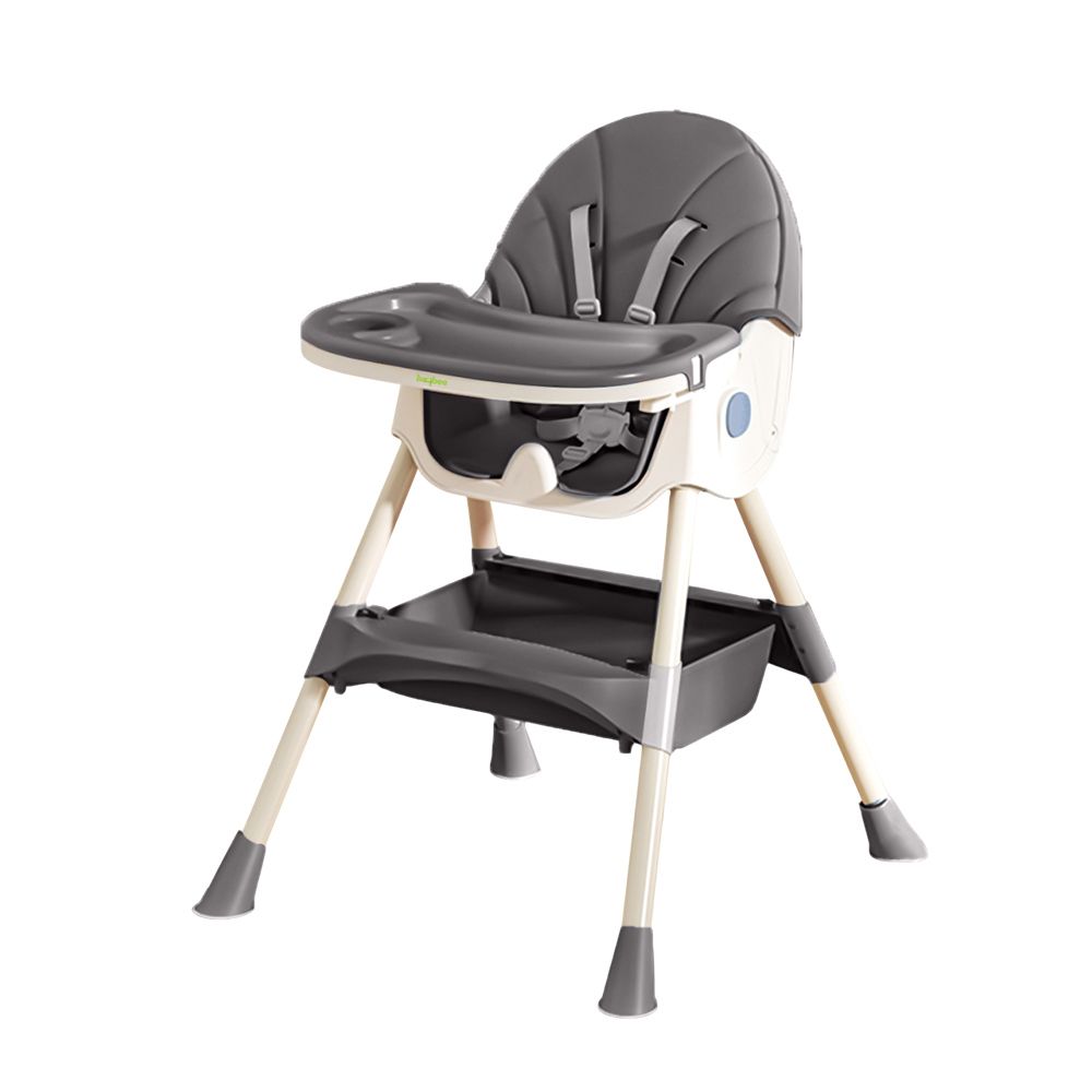 Baybee - 3-In-1 Iris Convertible Baby High Chair - Grey