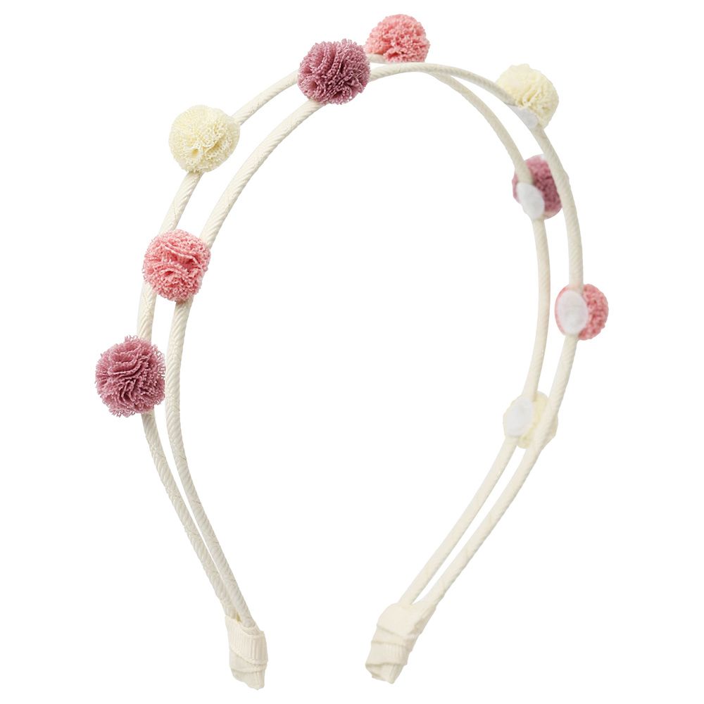 Billy Loves Audrey - Pom Pom Alice Headband Holly - Joy